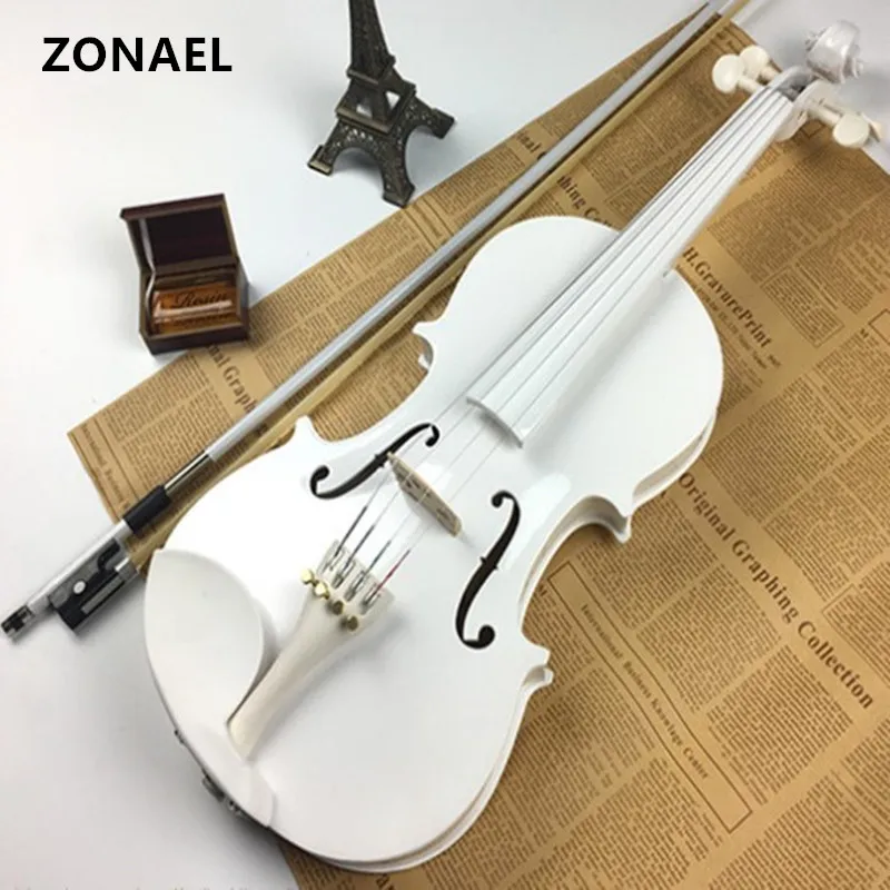 Скрипка ZONAEL для начинающих антикварная скрипка 4/4 ручной работы музыкальный