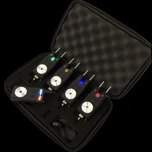 Сигнализатор поклевки для рыбалки, черный, 4-1, беспроводной, цифровой, водонепроницаемый