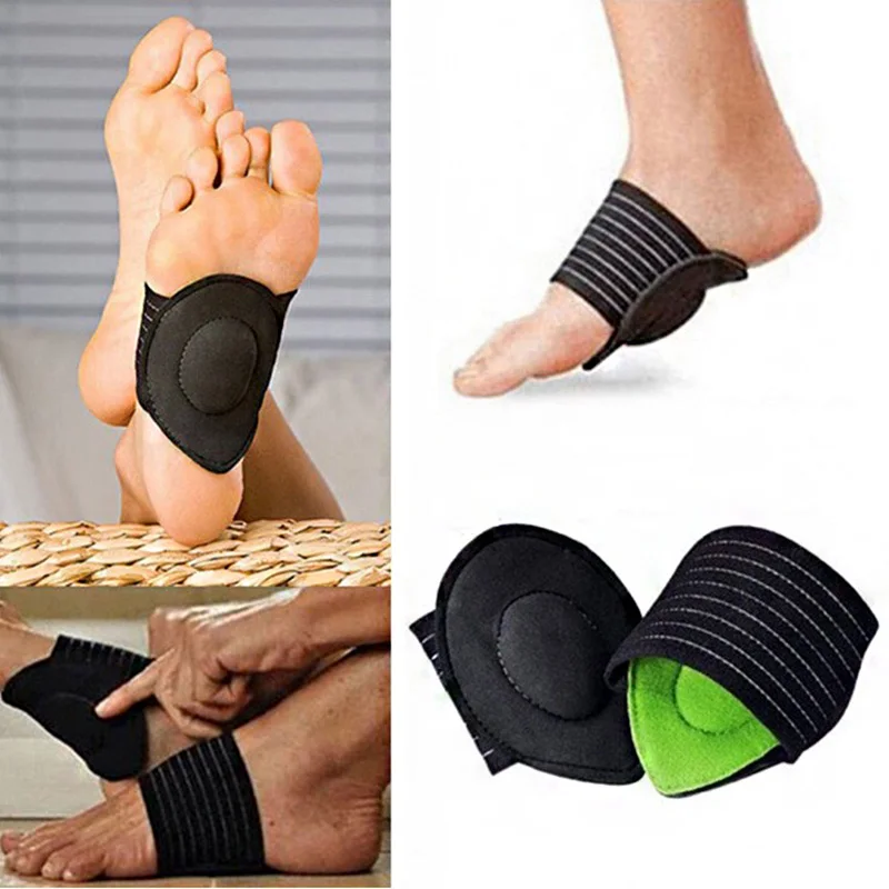 

Hot 1 Pair Ankle Heel Pain Relief Plantar Fasciitis Insole Pads Arch Support Shoes Insert Pad DO2