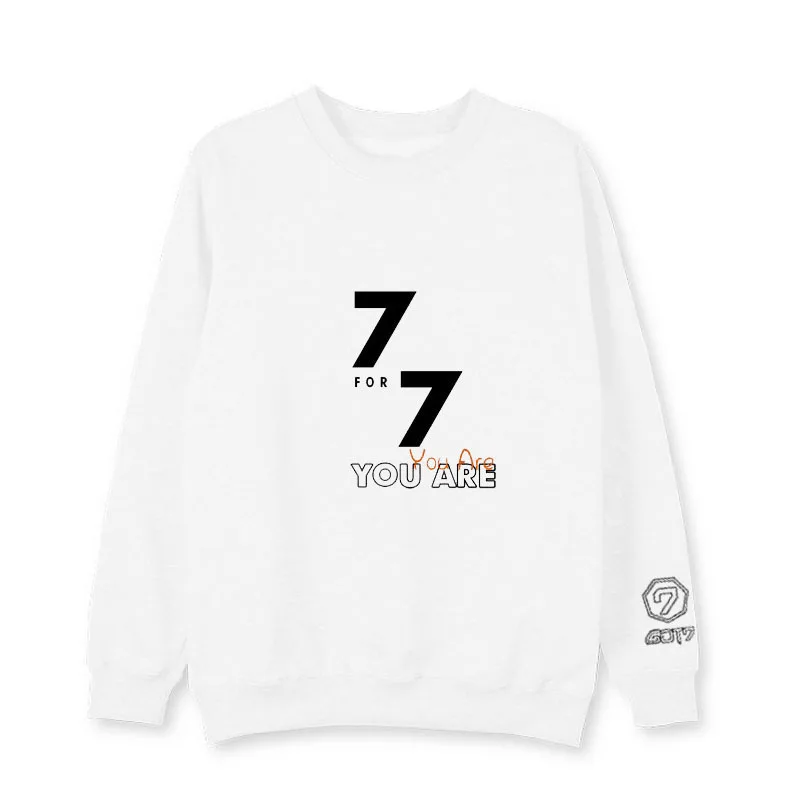 Kpop Got7 альбом 7FOR7 You Are Young Jae свитер с круглым вырезом aid Fight song Одежда Harajuku Корейская