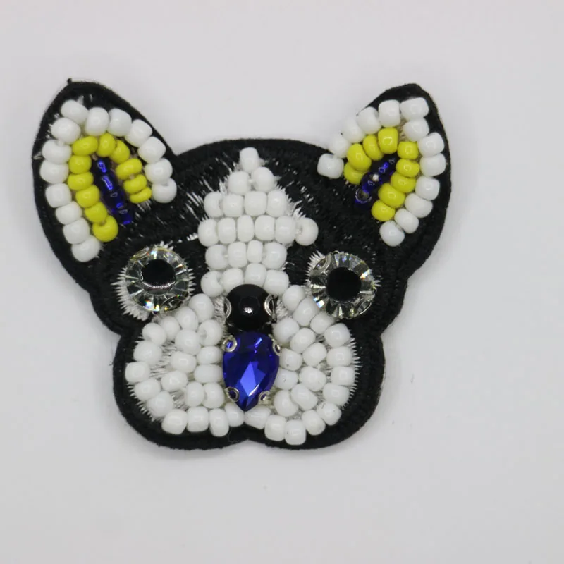 1 шт. нашивка для собак 3D Ручная работа|patch 3d|beaded patchespatches for clothing |