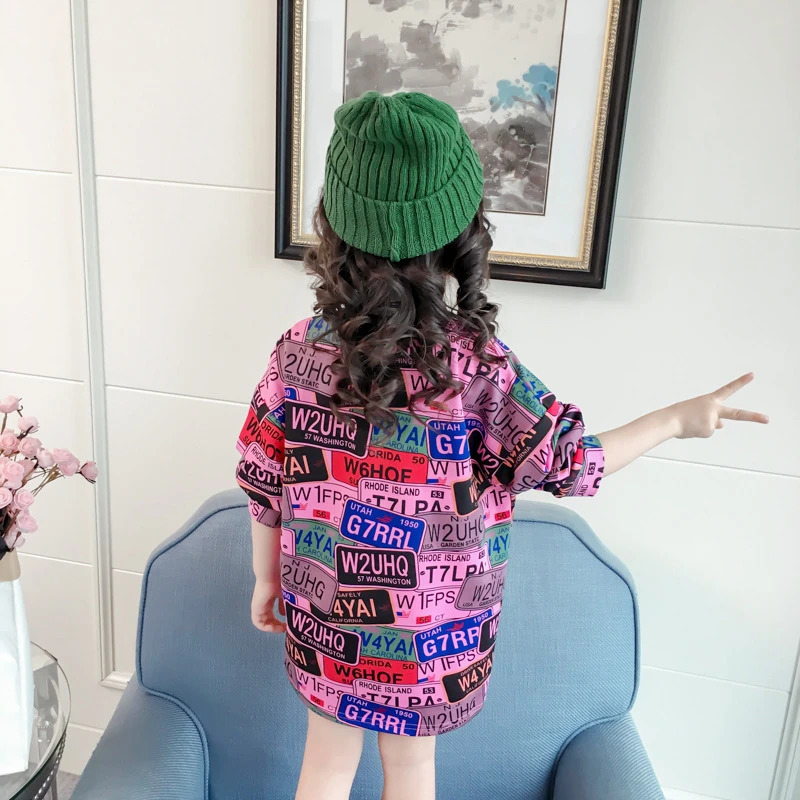 Милый свитер для маленьких девочек Новинка весна осень модный детский топ с