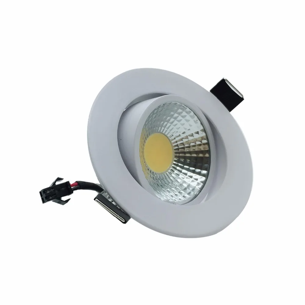 New Arrived Dimmable Recessed led downlight COB 5W 7W LED Spot light ceiling lamp AC85-265V Drive Include | Лампы и освещение