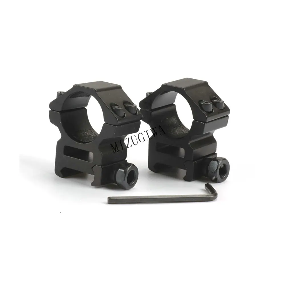 1 pair(2 pcs) Medium Profile 25.4mm 1&quot Scope Rings 20mm Weaver Picatinny Dovetail Rail for Rifle Pistol Airsoft Gun | Спорт и