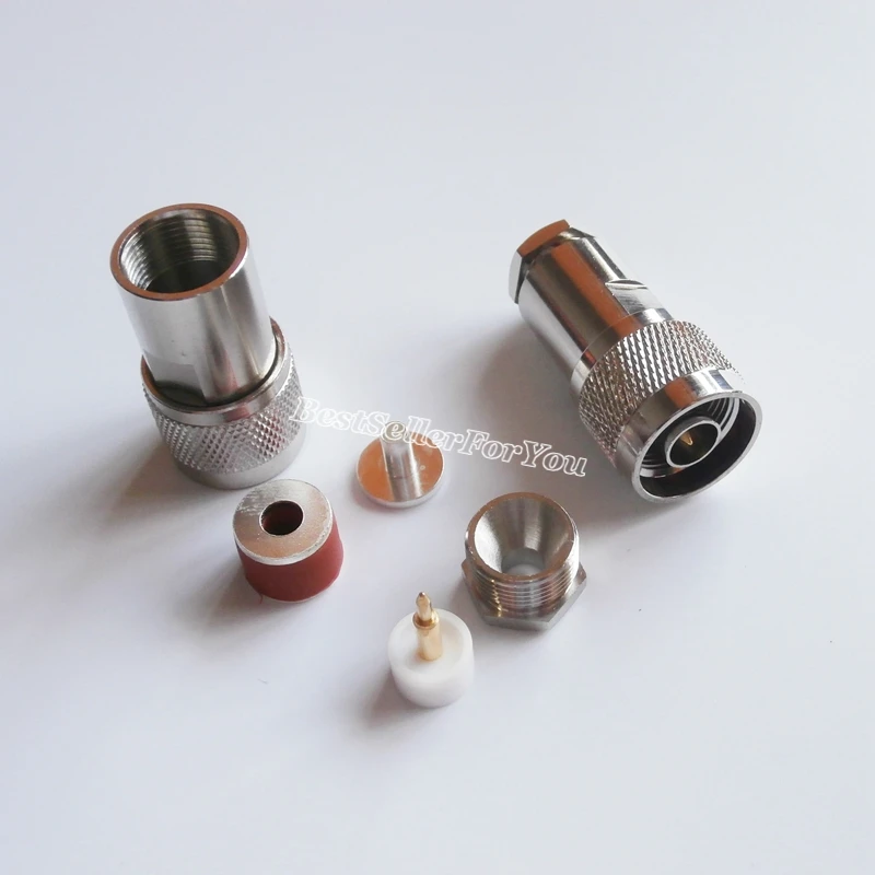 10X N Штекерный зажим RG58 RG142 LMR195 RG400 кабель RF соединитель Адаптер Новый|adapter