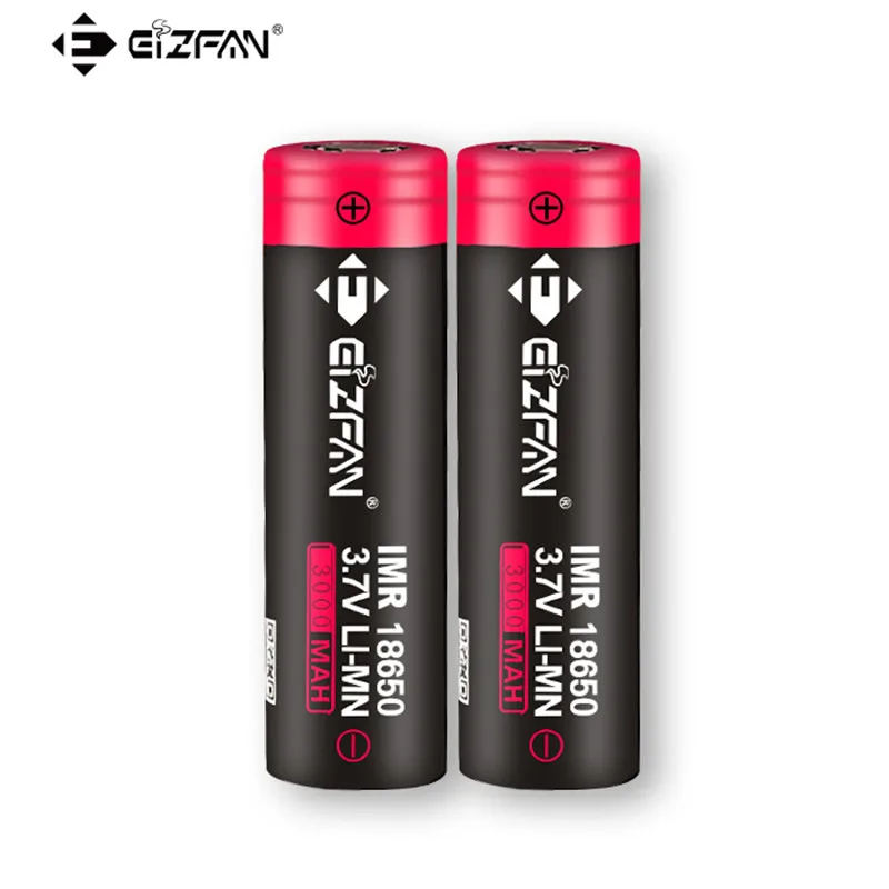 EIZFAN 18650 аккумулятор 60A 3000 мАч EFAN для SMOK Eleaf Vaporesso Wismec Tesla Voopoo Drag Ijoy Kangertech