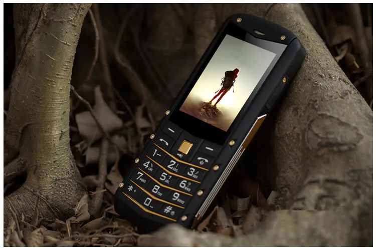 Подарок! AGM M2 IP67 Водонепроницаемый противоударный Dustproot телефона 2," 1970 mAh GSM Dual SIM карты 0.3MP FM фонарик Старший телефон