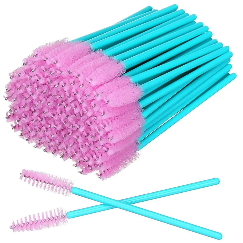 1000pcs/lot Eyelash Brush Disposable Comb Mascara Wands Eye Lashes Extension Applicator Spoolers famale Makeup Tools Accessories