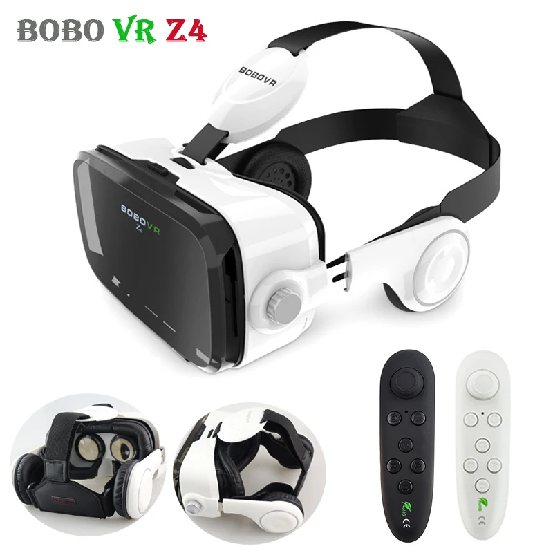 Оригинальные очки виртуальной реальности BOBO VR Z4 для шлема из кожи 3D гарнитура