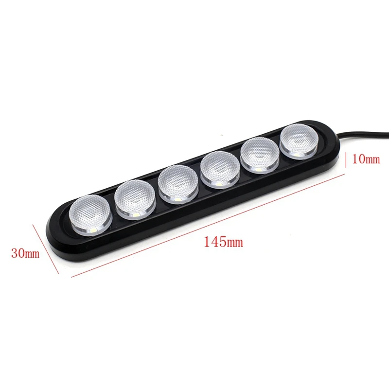 Дневные ходовые огни Tak Wai Lee 2x6 LED s 14 5 см 12 В постоянного тока водонепроницаемые