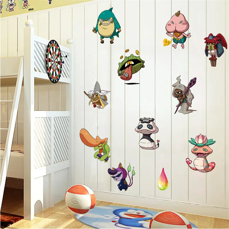 Monster Watch японская игра-Аниме Призрак Монстр спальня обои фон настенная