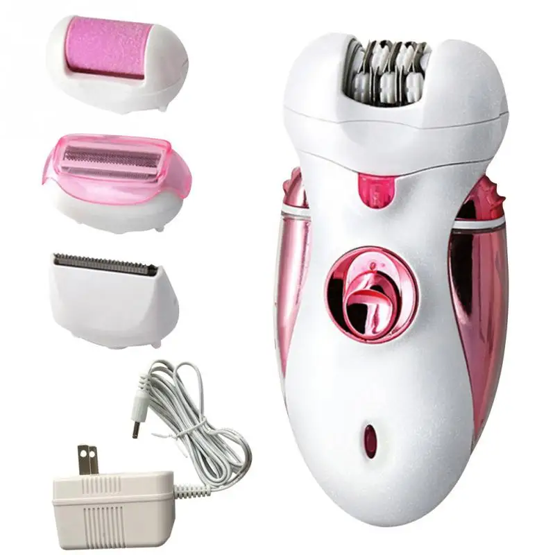 Facial Hair Removal for Women 4 in 1 Painless Electric Kit with Shaver Nose Eyebrow Trimmer Body | Красота и здоровье