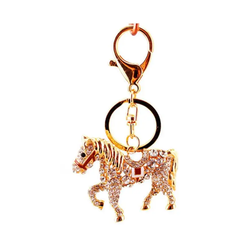 Кристальная лошадь брелок кольцо P ony Rhinestone сумка Мода | Украшения и аксессуары