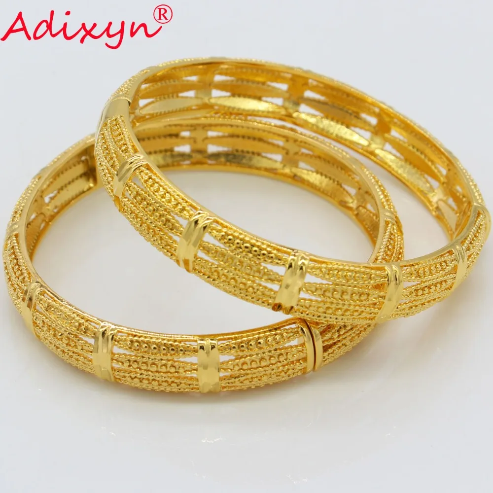 

Свадебный (открывающийся) браслет Adixyn из Дубая, женский браслет, ювелирные изделия золотого цвета в Африканском/среднем восточном/арабском ...