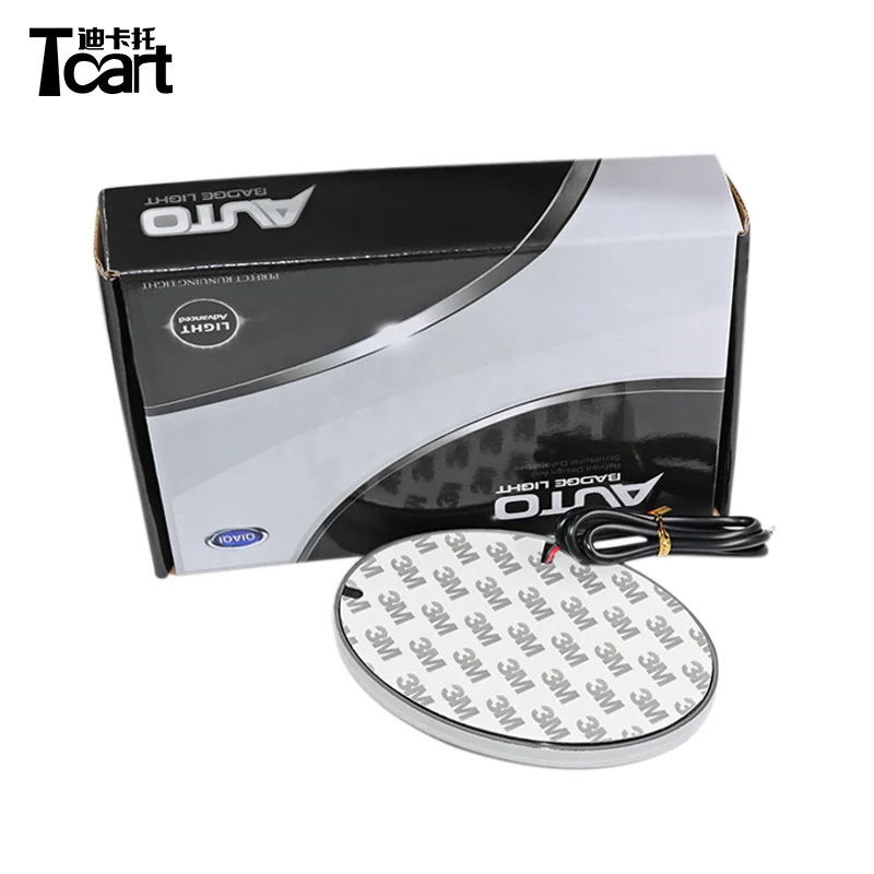 

Tcart 5D Light LED Badge Emblem Logo Light LED Emblem Lamps For Toyota New Yaris Camry 2008 Hiace car sticker Accessories