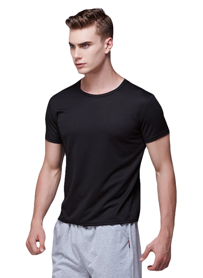 

Men T-Shirt Anti-Dirty Waterproof Hydrophobic Stainproof Breathable Shirt Antifouling Quick Dry Top Short Sleeve T-Shirt