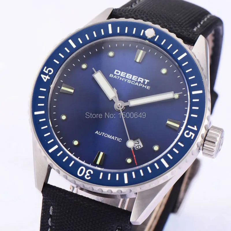 Мужские наручные часы с сапфировым стеклом debel модель 1969 года 43 мм|watches cake|glass face