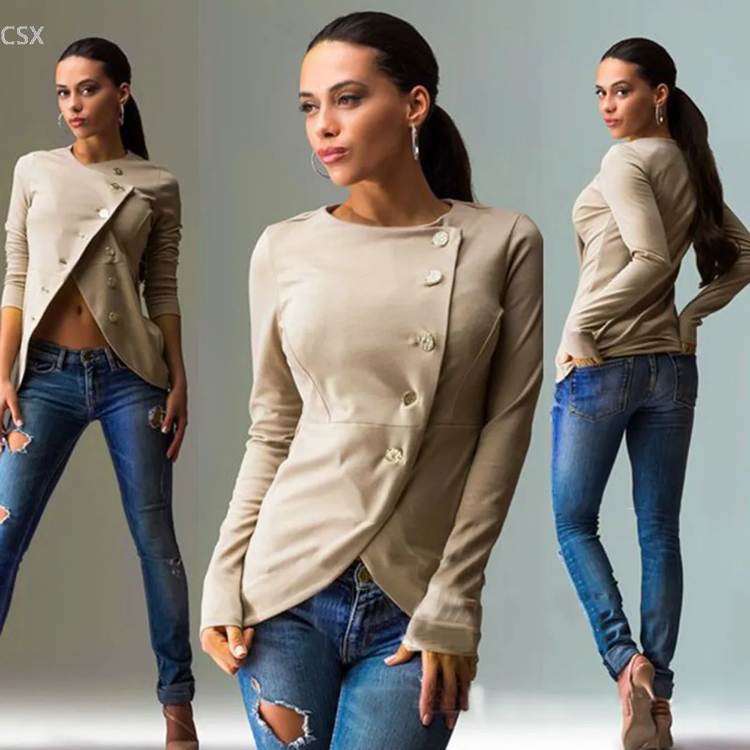 Женская приталенная куртка стильный жакет разных размеров на весну и осень 2018|women