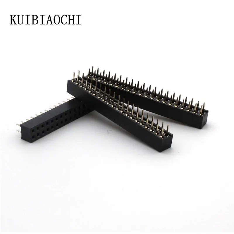 

10 шт./лот высокое качество 2x20 Pin 40P 2 мм двухрядный женский прямой шаг заголовка