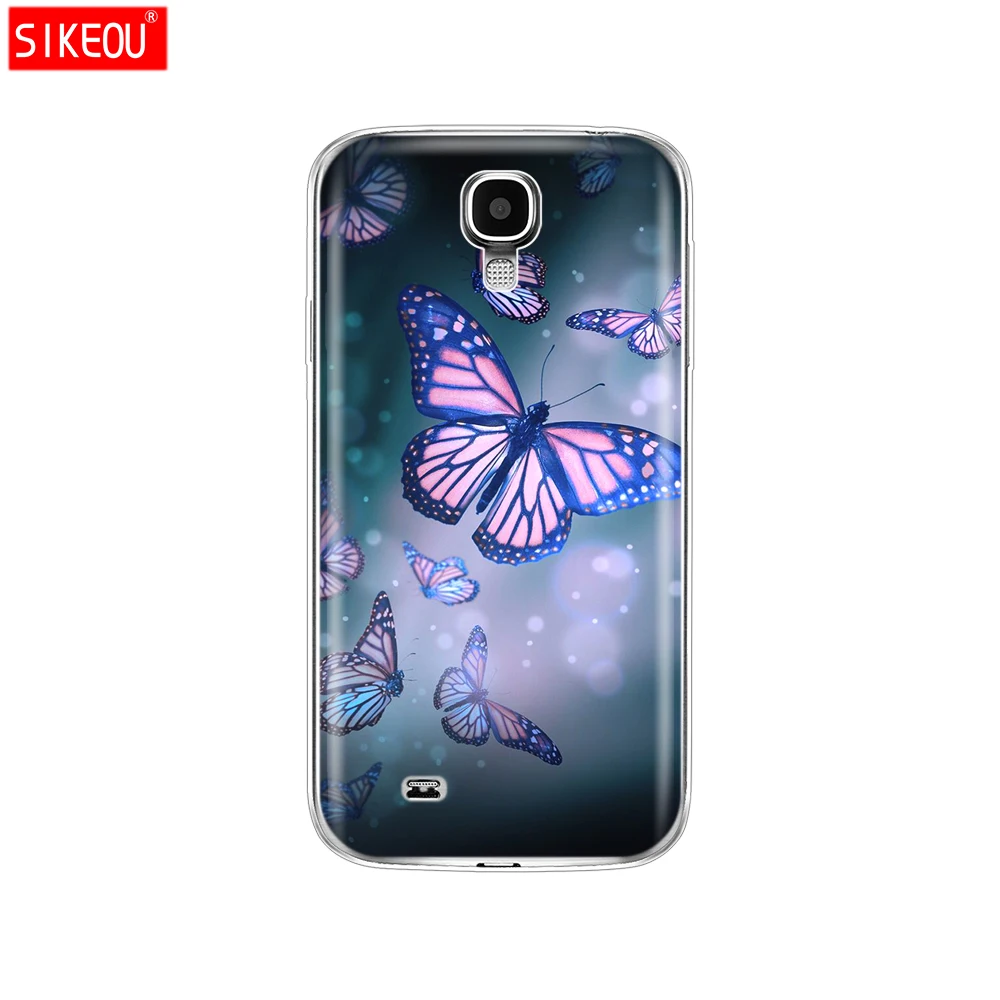 Силиконовый мягкий чехол для Samsung Galaxy S4 i9500 из ТПУ телефона защитный S 4