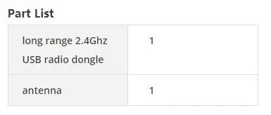 1 шт. х Crazyradio PA-long range 2,4 ГГц USB Радио ключ с антенной на основе nRF24LU1+ 1 км Диапазон LOS