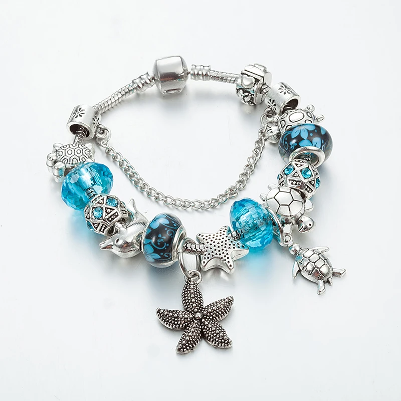 ANNAPAER новый браслет с подвесками дельфинов в океаническом стиле для женщин модные