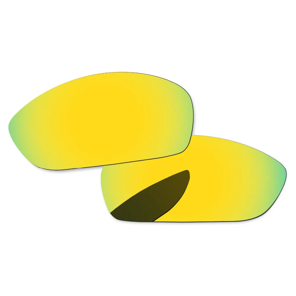 Зеркальные поляризационные Сменные линзы для прямых очков 2007 2 пары золотистые и