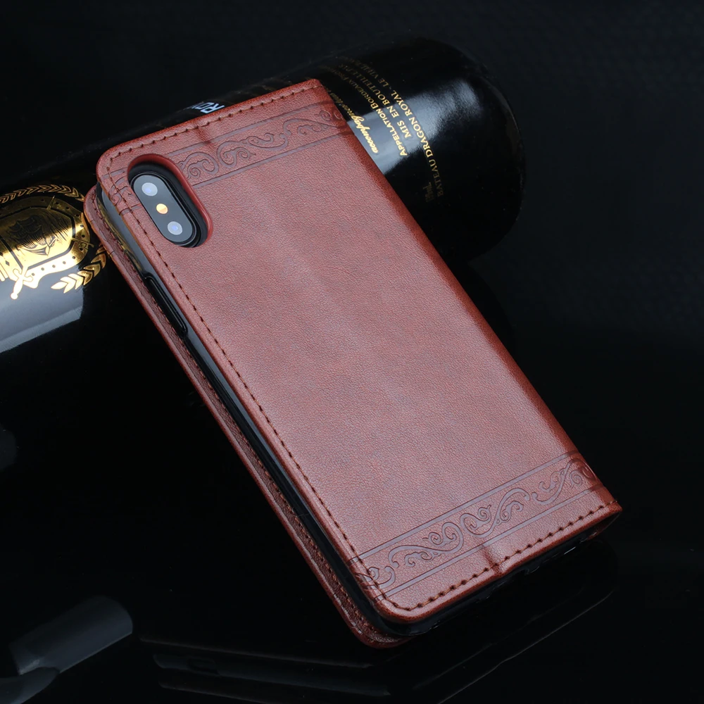 Flip Wallet Leather case for iPhone X 7 Plus 8 Luxury Multi Card Holders Case Cover 6 Phone Shells | Мобильные телефоны и