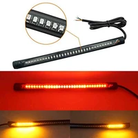 motorcycle car 48led led turn signal light tail brake stop license plate lamp rear light red and amber motorcycle accessories