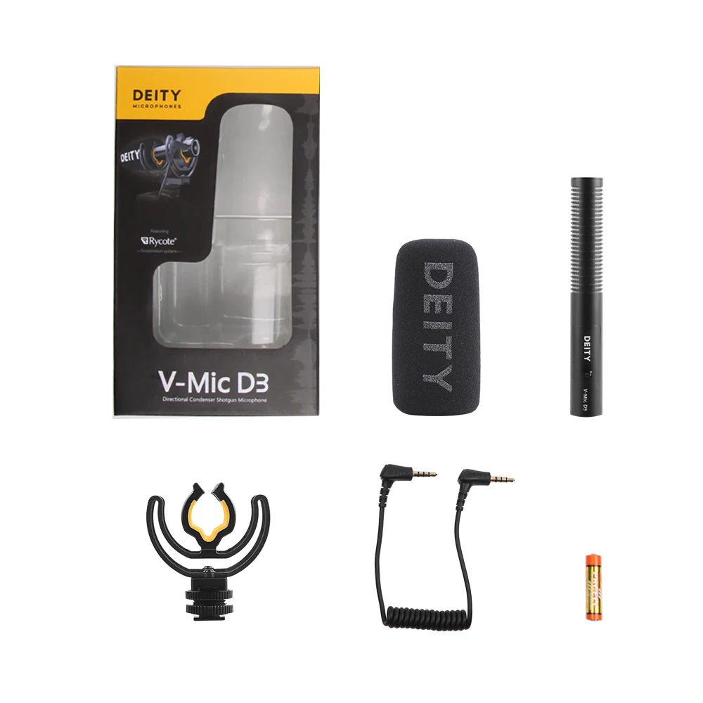 Высококлассный конденсаторный микрофон Deity V Mic D3 профессиональный с защитой от