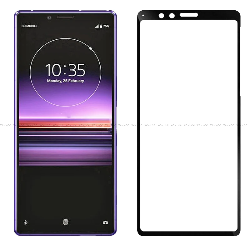 Закаленное стекло с полным покрытием для Sony Xperia L3 XZ4 XA3 Защита экрана 10 1 I3312 I4312 I4332