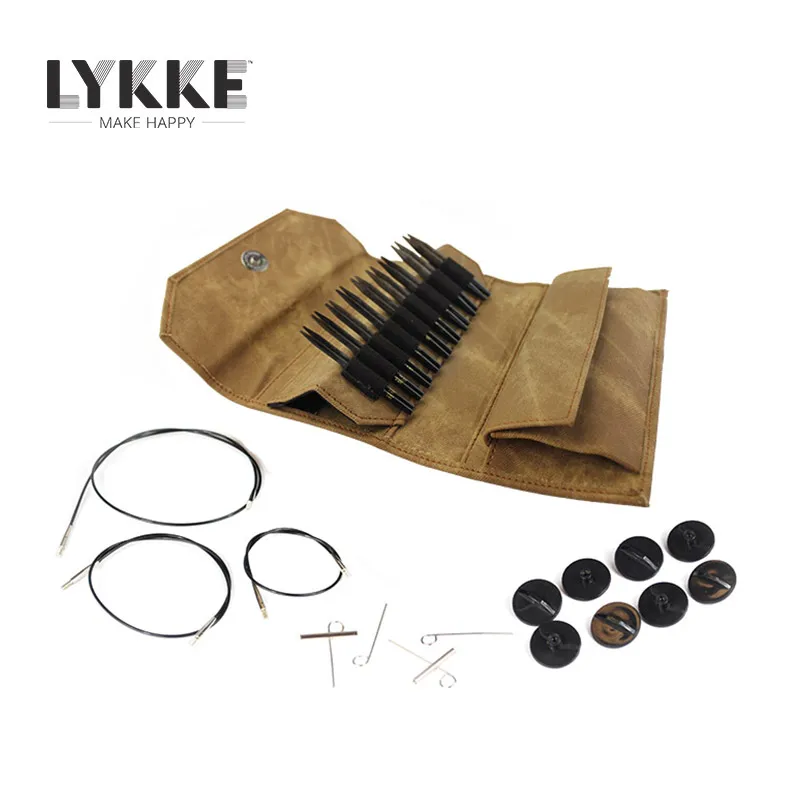 LYKKE 3 5 &quotНабор сменных круговых вязальных спиц UMBER ограниченного выпуска | Дом и