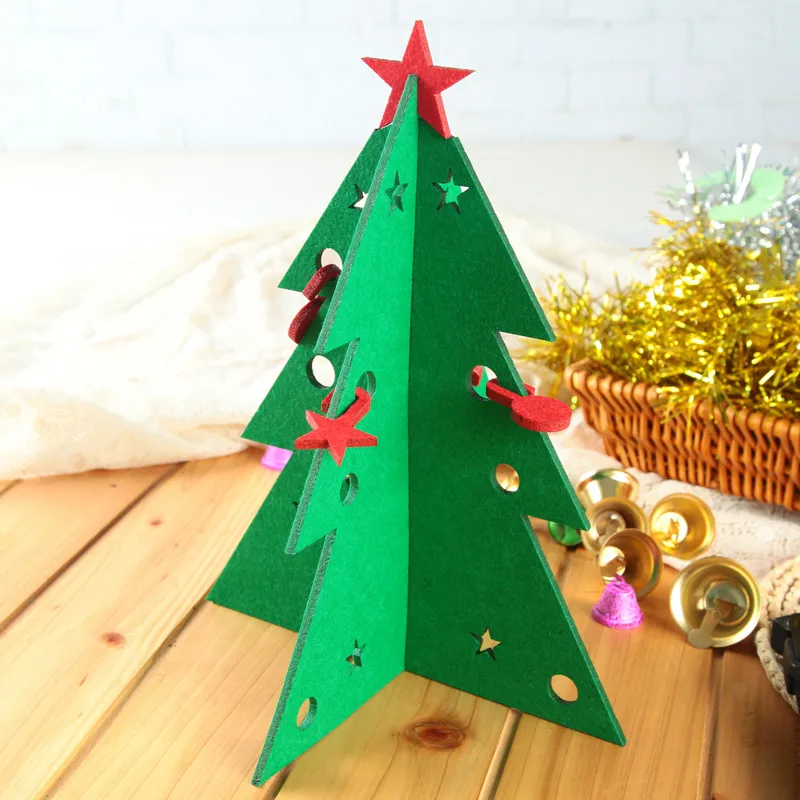 Рождественские принадлежности фетр Рождественская елка подарки украшения