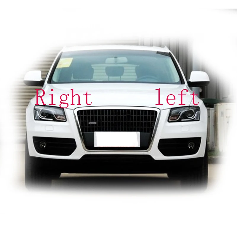 Для audi q5 2010-2012 фара задняя часть корпуса опорное крепление Пластиковый черный абажур объектив свет задняя крышка за абажур