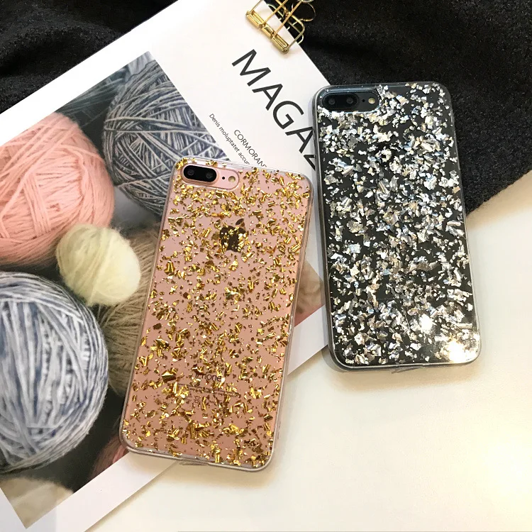 Bing Блестящий Мягкий чехол из ТПУ для iphone xs max xr телефона Модный глянцевый 6 7 8 plus