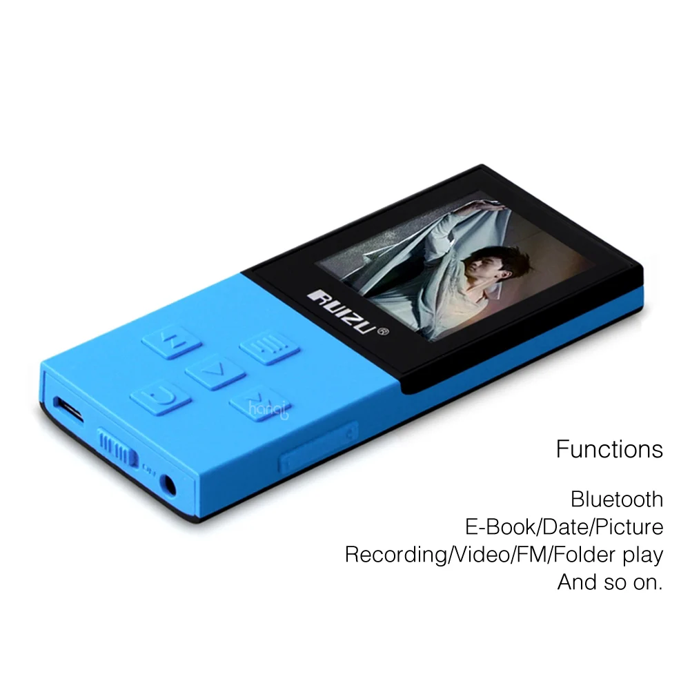 2017 Оригинальный спортивный MP3 плеер RUIZU X18 8G с Bluetooth диктофон без потерь FM радио 4 0