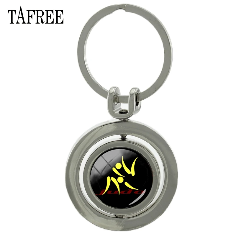 TAFREE JUDO вращающаяся Подвеска модный брелок цепочка для ключей новый карате