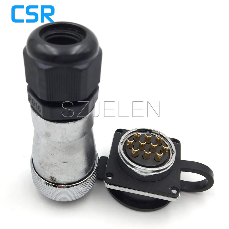 WF28 serie 10 pin Waterproof Cable Connector IP67 Circular For LED Screen Metal aviation plug connector 10A | Обустройство дома