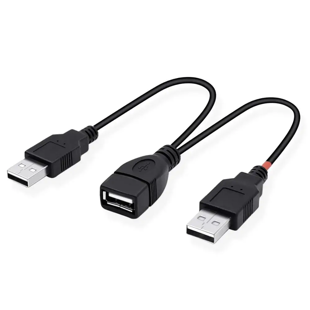 USB сплиттер кабель 2 0 A Женский к двойному разъему Y данных зарядное устройство