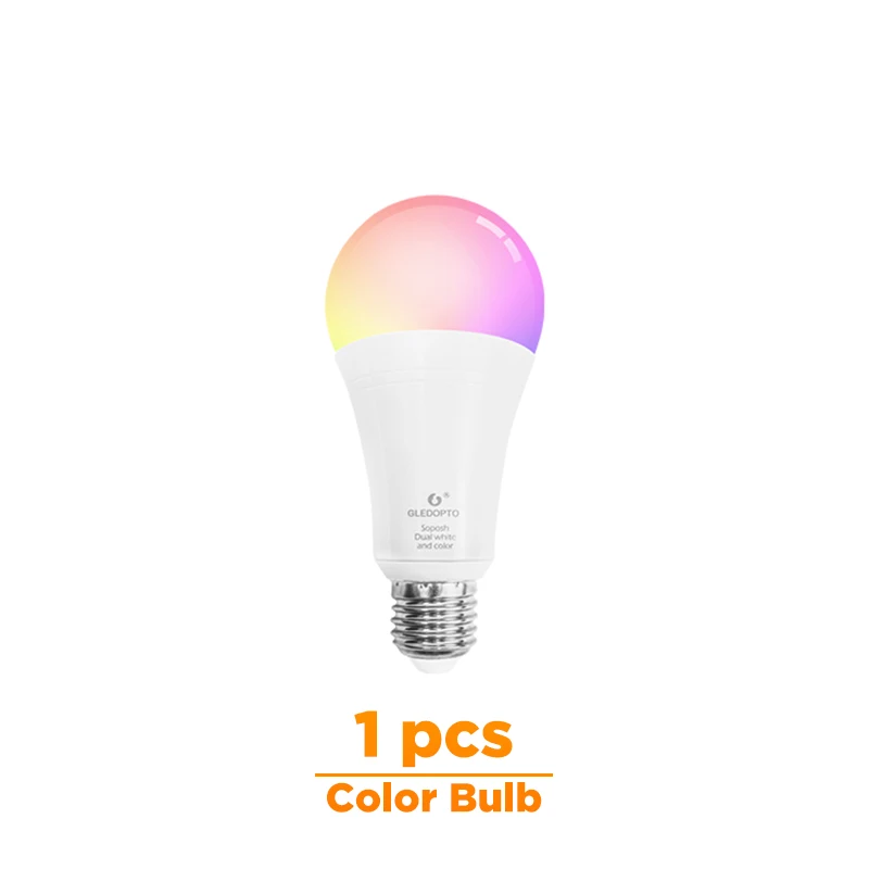 1 pcs bulb G светодиодный OPTO ZIGBEE 12 Вт RGBCCT светодиодный умный лампочка AC100-240V RGB и двойной белый цвет светодиодный лампочка zigbee zll 3,0 RGBWW работает с alexa - Испускаемый цвет: 1 pcs bulb