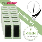 Накладные ресницы Miss La Mode 0,15 CD матовые, плоские