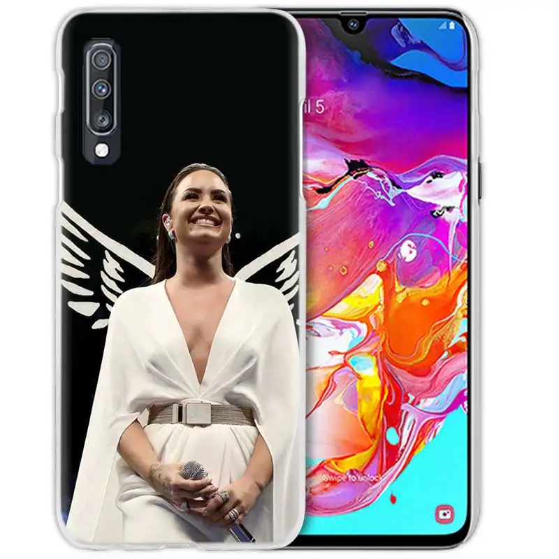 Demi Lovato Case for Samsung Galaxy M40 A50 A80 A70 A60 A40 A30 A20e A10 J4 J6 Plus J8 S10e S10 5G Hard PC Phone Cover Capa
