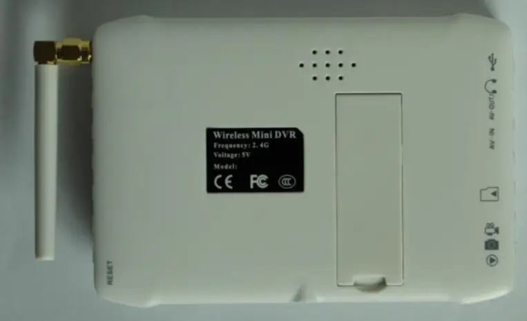 5,8G беспроводной DVR приемник с или без 90 градусов дверной глазок камера обнаружения движения запись монитор камера 5 дюймов DVR 5,8G