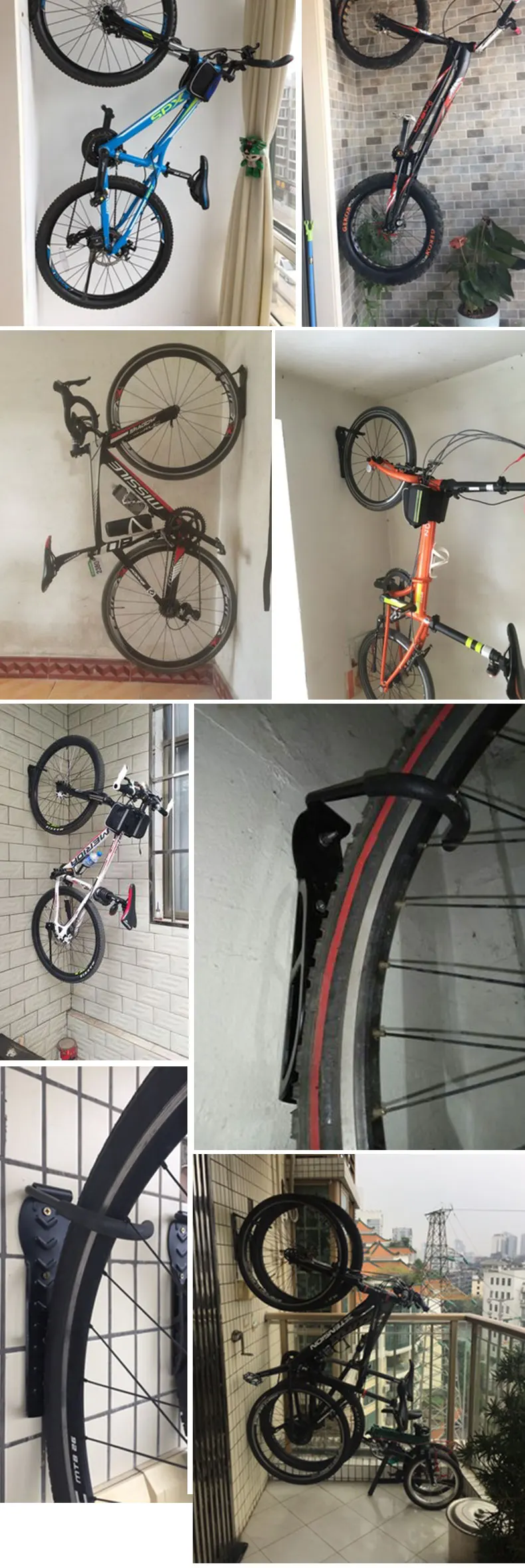 Deemount 2 шт./лот сверхмощный настенный крюк MTB дорожный велосипед для хранения фиксированная подвесная стойка держатель для велосипеда