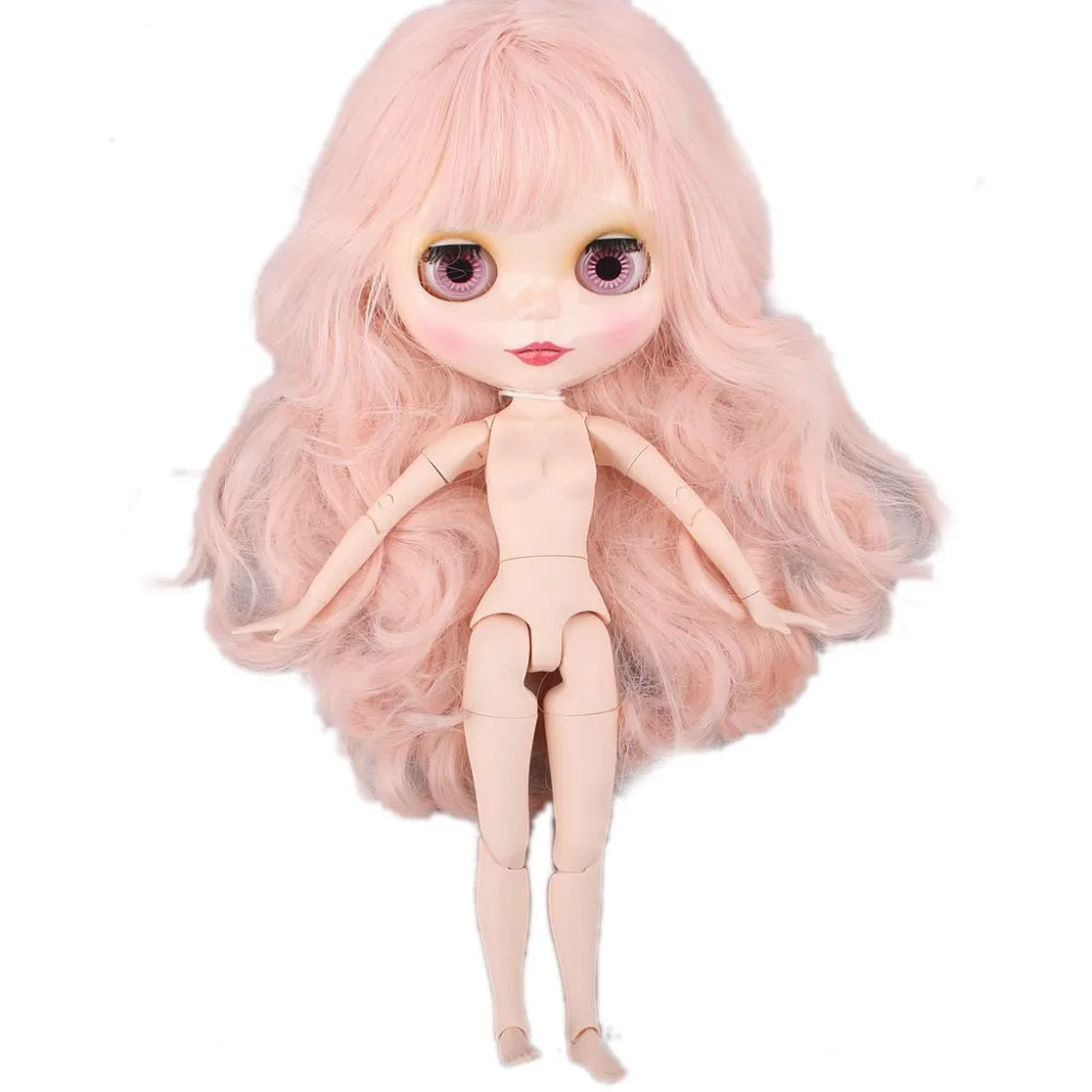 Кукла нео [wamami] 12 дюймов 19 шарниров телесная кукла розовый длинный парик