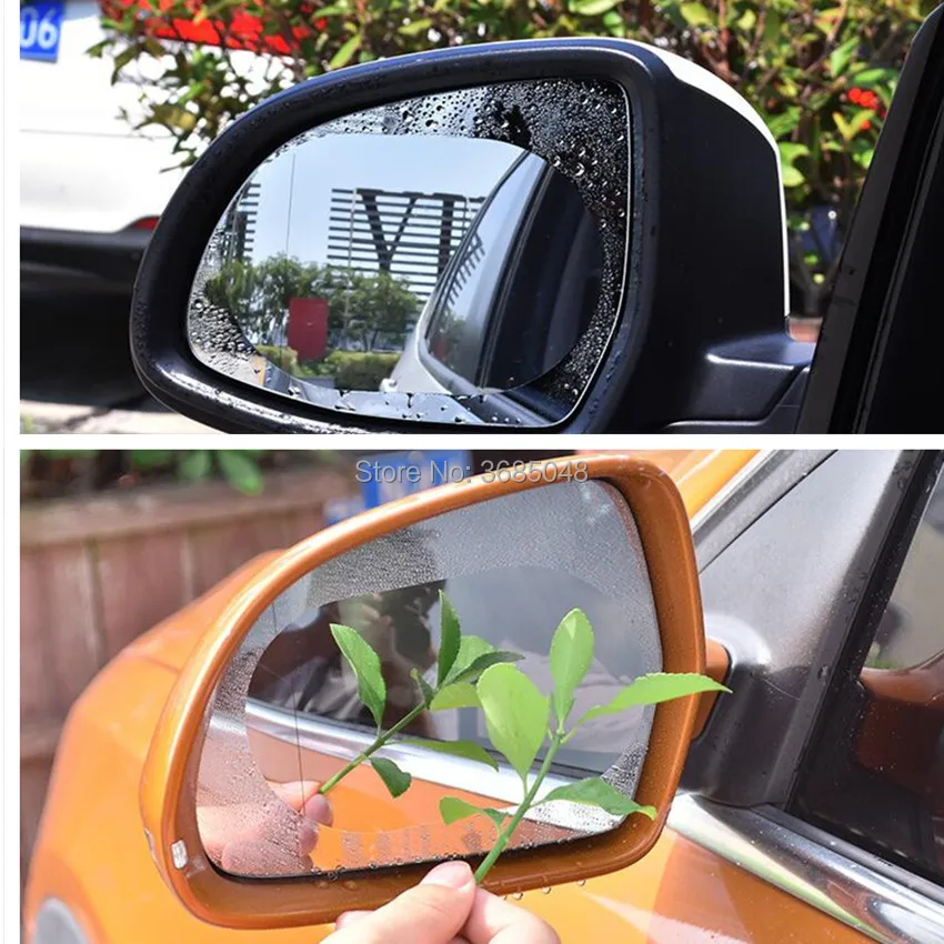

2pcs Car Rearview Mirror Waterproof Sticker FOR golf 4 peugeot 307 renault bmw e60 golf 7 peugeot 308 mini cooper bmw f20 golf 6
