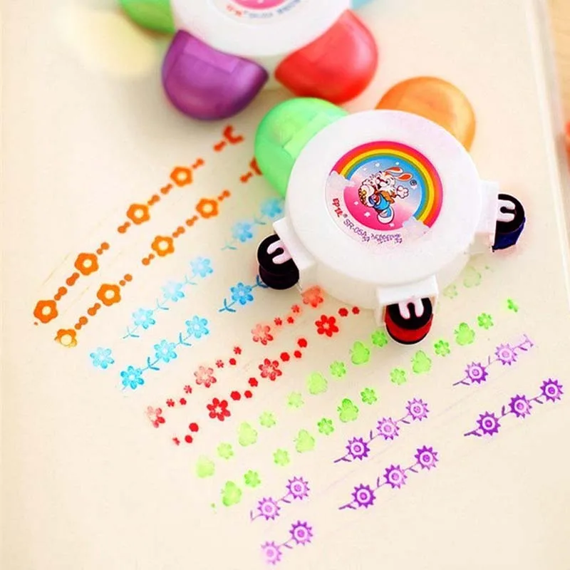 2 шт. маленький сливовый цветочный штамп Детский Набор для творчества ручная