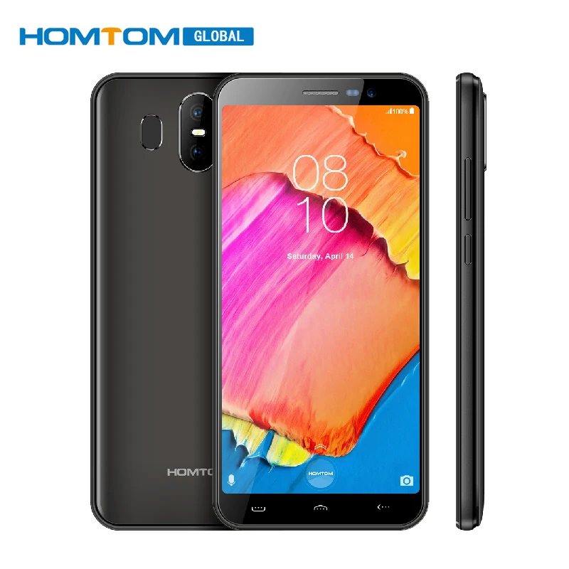 Оригинальный HOMTOM S17 отпечатков пальцев Face ID смартфон 3G 5 &quotAndroid 8 1 2 ГБ + 16 MTK6580 Quad core