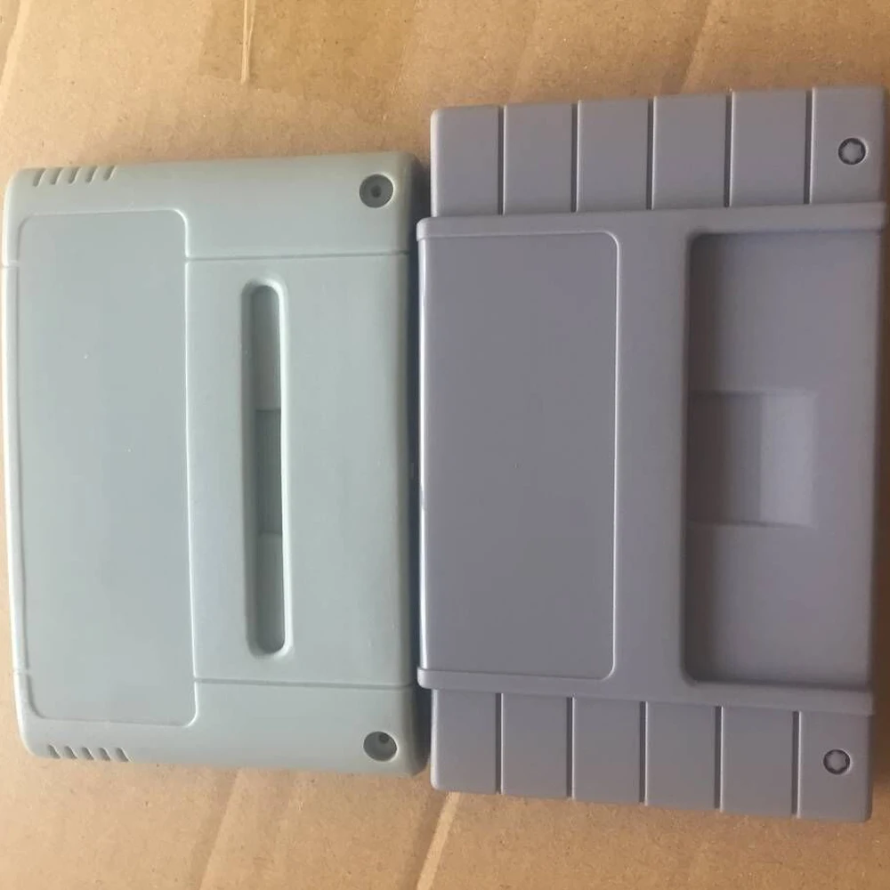 5 шт. в партии сменный игровой картридж пластиковый корпус для консоли SNES (версия