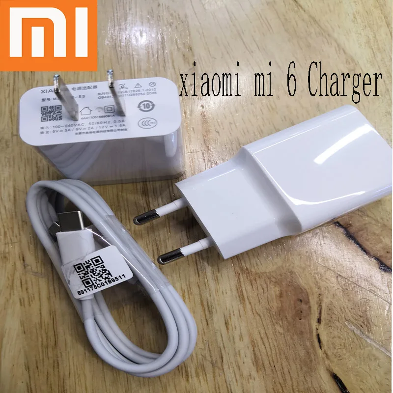 Оригинальный xiaomi 6 зарядное устройство QC 3 0 быстрое USB mi Тип 1 C кабель для передачи